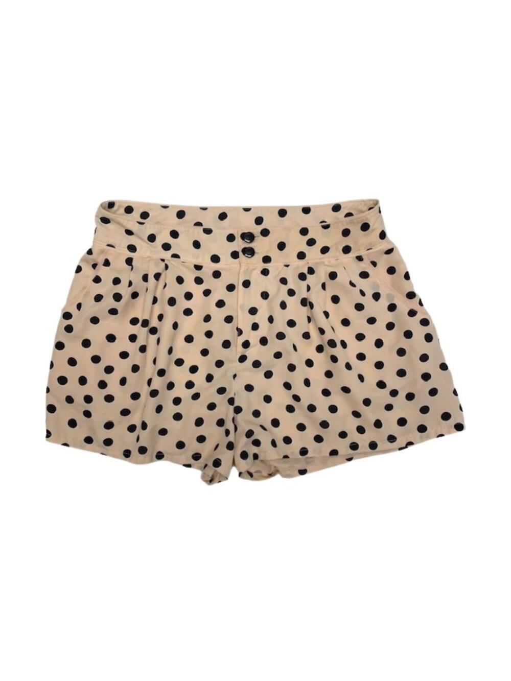 DIVIDED Polka Dot Pink Black Lined Shorts | 10